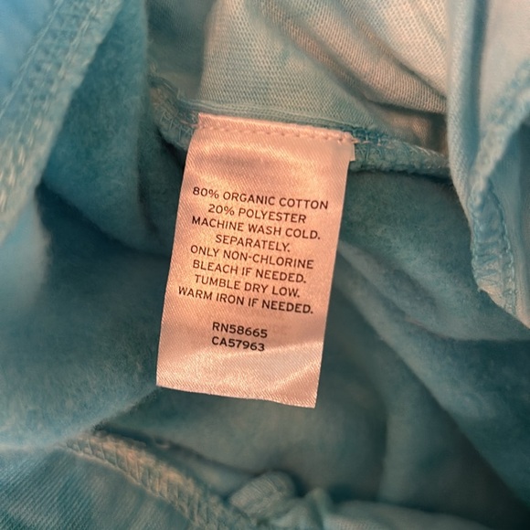 NWT BP Tie Dye Fleece Joggers, teal, size medium - Picture 5 of 5